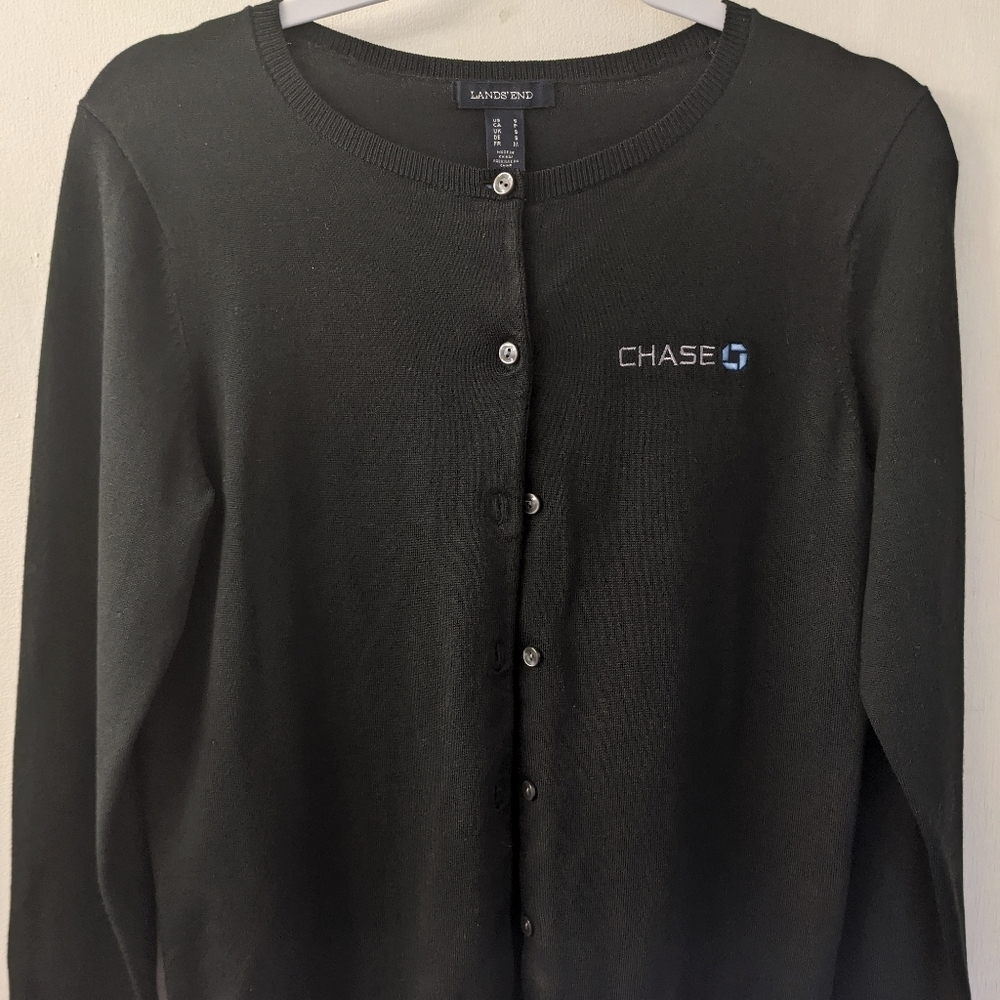 Chase attire uniform black short sweater